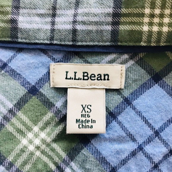 L.L. Bean Flannel Button Down Top, Like New! - Picture 5 of 7